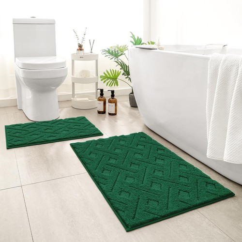 Dark green bath - dark, set